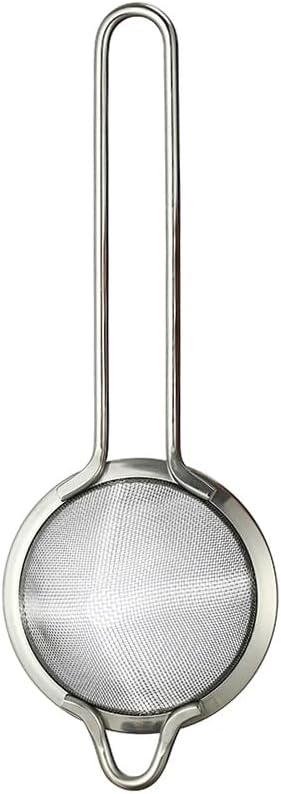 Fine Mesh Cocktail Strainer, Stainless Steel, Long Handle Set of 2 (Stainless Steel set of 2)