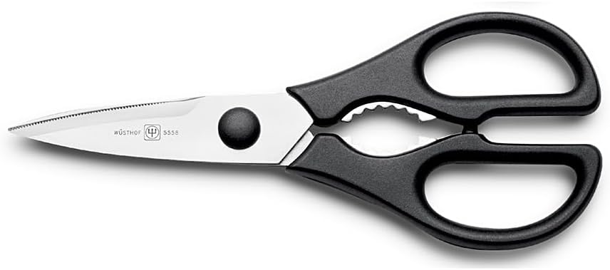 Wusthof WU5558 Kitchen Shears, 8", Black