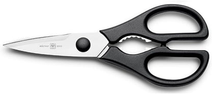 Wusthof WU5558 Kitchen Shears, 8", Black
