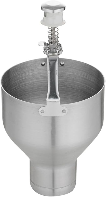 Restaurantware Met Lux 88 Ounce Waffle Batter Dispenser 1 Durable Pancake Dropper - Easy To Use With Portion Control Dial Settings Aluminum Cupcake Batter Dispenser Make Crepes or Biscuits