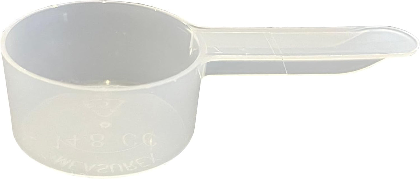 3 Tablespoon (1.5 Oz. | 43 mL) Short Handle Plastic Measuring Scoop for Coffee, Protein Powder, Pet Food, Spices, Grains, Dry Goods – Food-Grade BPA-Free (Pack of 1)