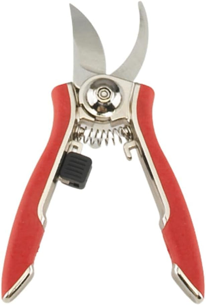 Dramm ColorPoint Stainless Steel Compact Garden Pruning Shears, Hand Pruner, Garden Clippers, with Heavy Duty Blade and Easy grip Handle, Yellow