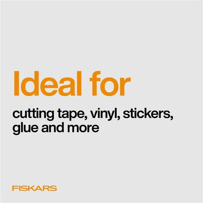 Fiskars Micro Trip Scissors, SoftGrip Precision Cutting Shears, Non-Stick Stainless Steel Blades, 5 inches