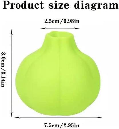 Green Silicone Garlic Peeler Tube ? Quick & Mess-Free Garlic Skin Remover, Food-Safe, Flexible, Non-Slip, Easy-Clean Kitchen Tool for Every Cook