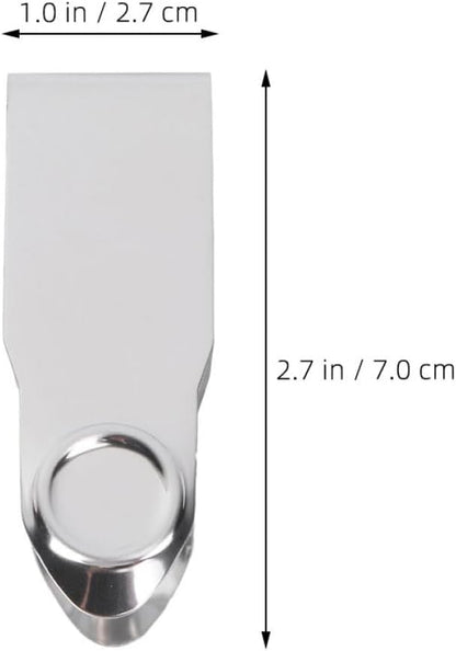 Angoily 4pcs Stainless Steel Strawberry Huller Tool Stem Remover Kitchen Fruit Corer Set for Home Cooking