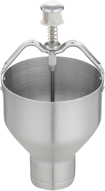 Restaurantware Met Lux 88 Ounce Waffle Batter Dispenser 1 Durable Pancake Dropper - Easy To Use With Portion Control Dial Settings Aluminum Cupcake Batter Dispenser Make Crepes or Biscuits