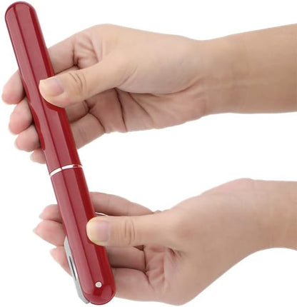IPEROT Wine Bottle Opener, IPEROT Air Pressure Wine Corkscrew With Cutting Wine Bottle Foil Knife, Effortlessly Open Wine Bottles Without Damaging Corks, Easy-to-Use(Red)
