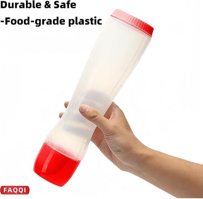 Premium Pancake Pen - Batter Squeeze Bottle for Perfect Pancake Designs | Easy-to-Clean Pancake Batter Dispenser with Drip-Free Valve | Ideal for Pancakes, Waffles, and Baking Needs Red
