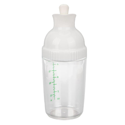 Yosoo Health Gear Salad Dressing Shaker 200ml, Leakproof Sauce Dispenser Bottle With One-Handed Lever Lid For Kitchen Oil Vinegar And Marinade Storage