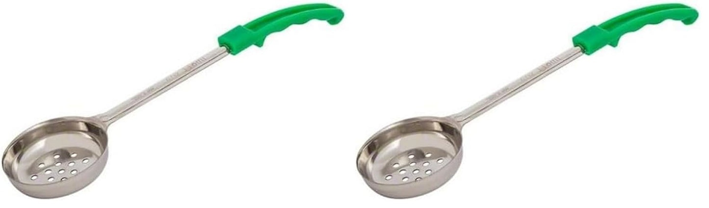American Metalcraft SPNP4 4-Ounce Stainless Steel Spooners, Green,Silver/Green, 1 Count (Pack of 1)