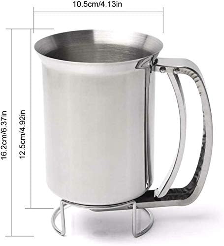 Stainless Steel Mix Dispenser – Pancake Dispenser – Pancake Batter Dispenser Kitchen Batter Dispenser – Cupcake Batter Dispenser – Waffle Batter Dispenser (800ml)