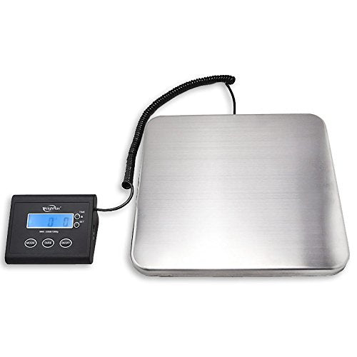 Weighmax W-2809 90 LB X 0.1 OZ Durable Stainless Steel Digital Postal Scale, Shipping Scale With AC adapter, 1 Pack