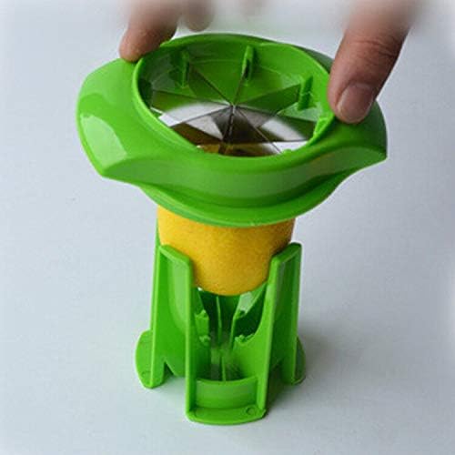 JQS 1PC Lemon & Lime Wedge Slicer Cutter to Garnish Food Lemon Splitter Fruit Slicer Apple Separator Orange Cutter Enjoy Slices of Lemon and Lime Wedges in Seconds Random Color
