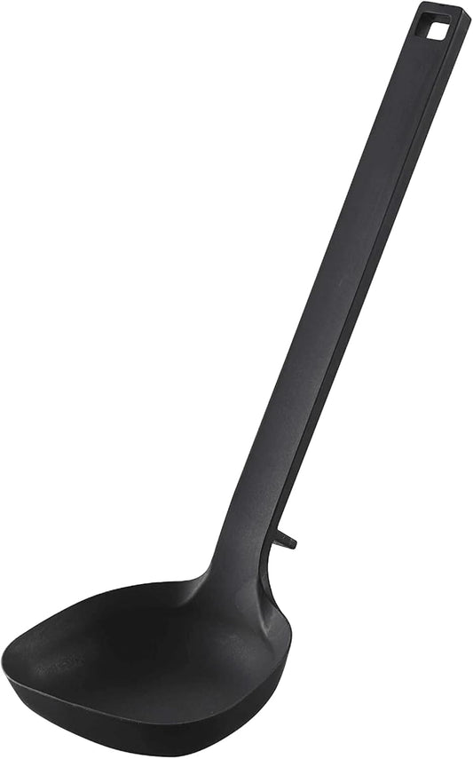 Yamazaki Home Silicone Kitchen Tongs, Silicone, No Assembly Req., Black