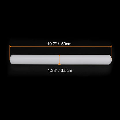 HARFINGTON 13 Inch x 0.98 Inch PP Plastic Non-Stick Fondant Rolling Pin - Dough Roller for Cookie, Pastry, Pizza, Clay - Kitchen Decorating Tools