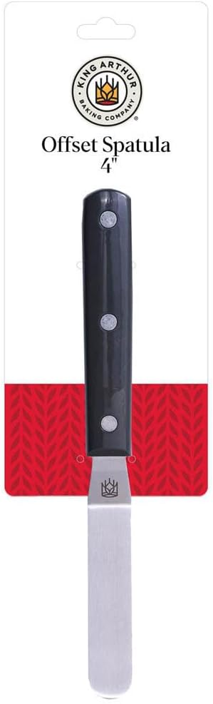 King Arthur Baking Company Offset Spatula, Japanese Stainless Steel, 8-Inch Flexible Blade, For Precise Cake Decorating