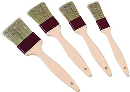 Matfer Bourgeat Natural Pastry Brush, Flat, 1 1/2"