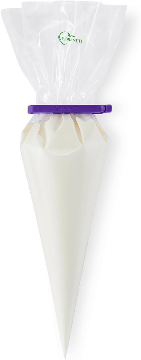 Keenpioneer Decorating/Icing Bag Sealing Clips, 60 Pack, Multipurpose for Food and Snack Storage, 3inch, 4inch and 6inch long