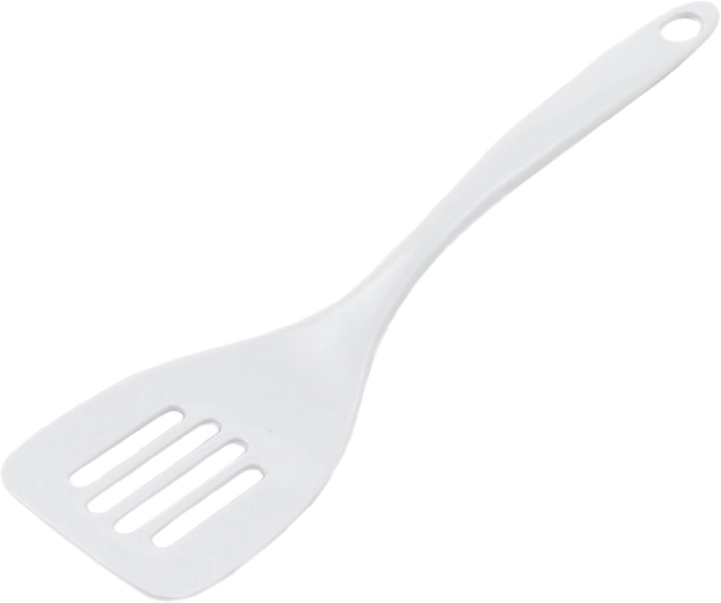 Chef Craft Basic Melamine Slotted Turner/Spatula, 11.25 inch, Black