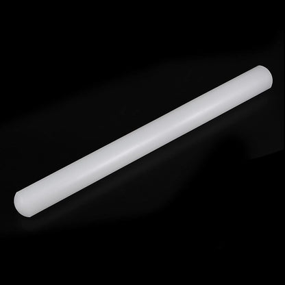 HARFINGTON 13 Inch x 0.98 Inch PP Plastic Non-Stick Fondant Rolling Pin - Dough Roller for Cookie, Pastry, Pizza, Clay - Kitchen Decorating Tools