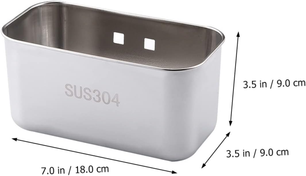 Stainless Steel Sink Drainer Basket Collapsible Dish Rack Suction Cup Silverware Drying Kitchen Storage Strainer