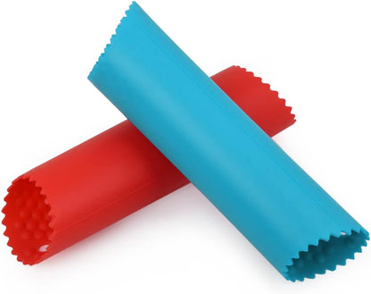DS. DISTINCTIVE STYLE Silicone Garlic Peeler 5 Pieces Garlic Peeling Tube Roller Useful Kitchen Tools - Multicolored