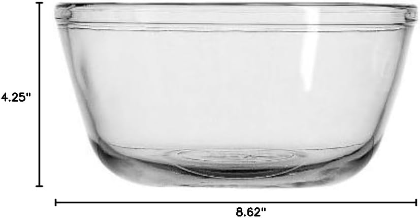 Anchor Hocking Glass Round Mixing Bowl (2.5 Quarts).