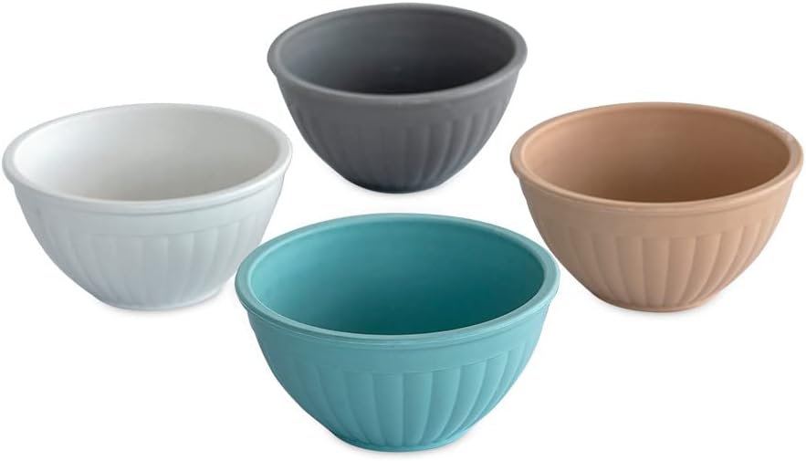 Nordic Ware Prep and Serve Mixing Bowls Set, 3-Piece, Earth-Tones