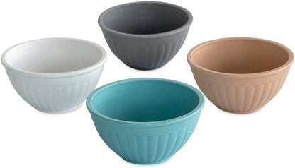 Nordic Ware Prep and Serve Mixing Bowls Set, 3-Piece, Earth-Tones