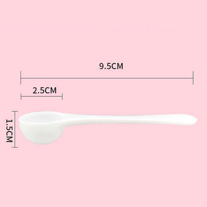 2 Pcs 4ml/2g Milk Powder Spoon Micro Measuring Scoop Plastic Measuring Spoons Long Handle Kitchen Spice Measuring Tool