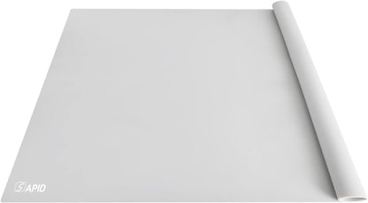 Extra Large Silicone Mat 36" x 24" Place Mats, Heat Resistant Mat for Kitchen Countertop Protector, Thick Placemats Washable Silicone Mats for Kitchen Counter Mat Dining Table Mat, Grey, Sapid