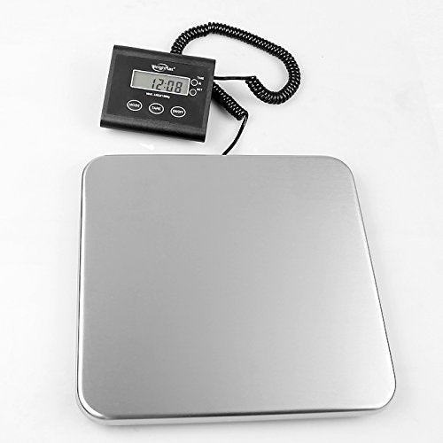Weighmax W-2809 90 LB X 0.1 OZ Durable Stainless Steel Digital Postal Scale, Shipping Scale With AC adapter, 1 Pack