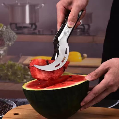 EDJAY 4-in-1 Fruit Cutter Set – Apple Slicer, Pineapple Corer, Pineapple Eye Peeler & Watermelon Cutter – Stainless Steel Kitchen Tools