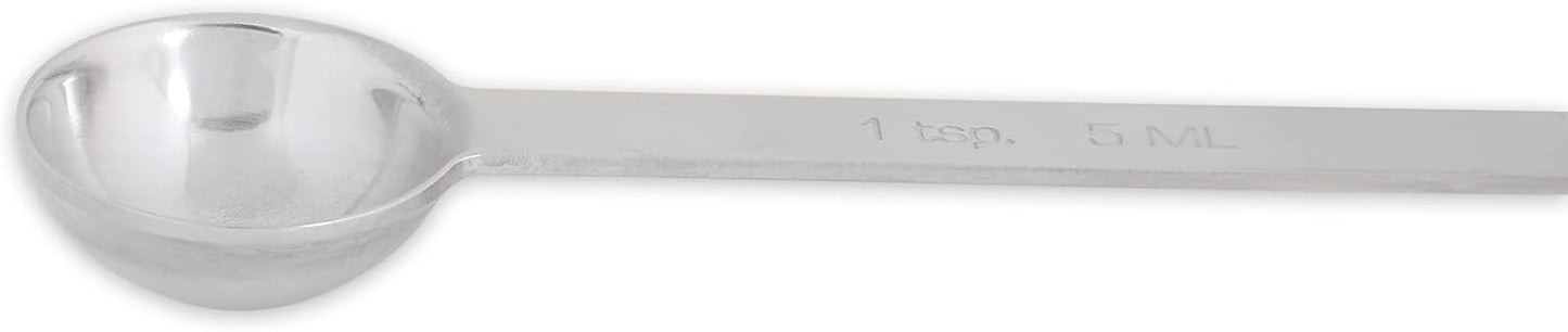 RSVP International Endurance Kitchen Collection Open Stock Measuring Spoon, Stainless Steel, Dishwasher Safe, 0.5-Teaspoon