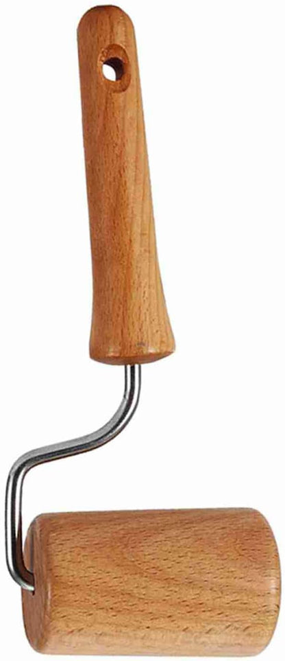 Small Rolling Pin, Pizza Dough Roller, Non Stick Wood Pastry Roller, Kitchen Wooden Rolling Pins for Baking Cooking Cookie Bread Tortilla Dumpling Fondant Clay (Style 2)