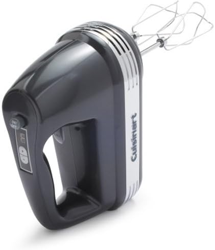 Cuisinart Power Advantage Plus 9-Speed Hand Mixer, 220W Motor, Electric Mixer with Dishwasher-Safe Beaters, Storage Case, HM-90BCS, Brushed Chrome