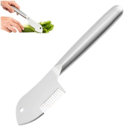 Stainless Steel Julienne Peeler, Multi-Purpose Vegetable Slicer & Shredder for Carrot, Potato, Fruit with Precision Blade