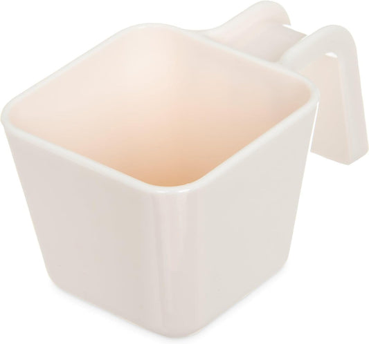 Carlisle 49110-102 9.5 oz. White Polycarbonate Portion Scoop Cup