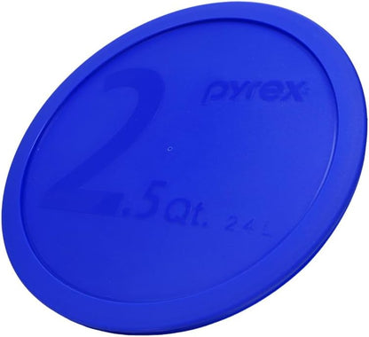 Pyrex (1) 322-PC Green, (1) 323-PC Orange, (1) 325-PC Blue, and (1) 326-PC Red Mixing Bowl Lids (FOR PYREX MIXING BOWLS ONLY) - Made in the USA