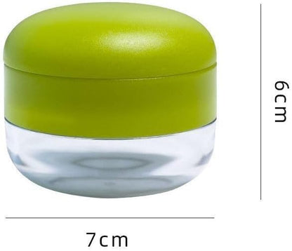 Mini Garlic Chopper and Press, ABS and Stainless Steel Garlic Slicer Handheld Ginger Masher with Storage Case