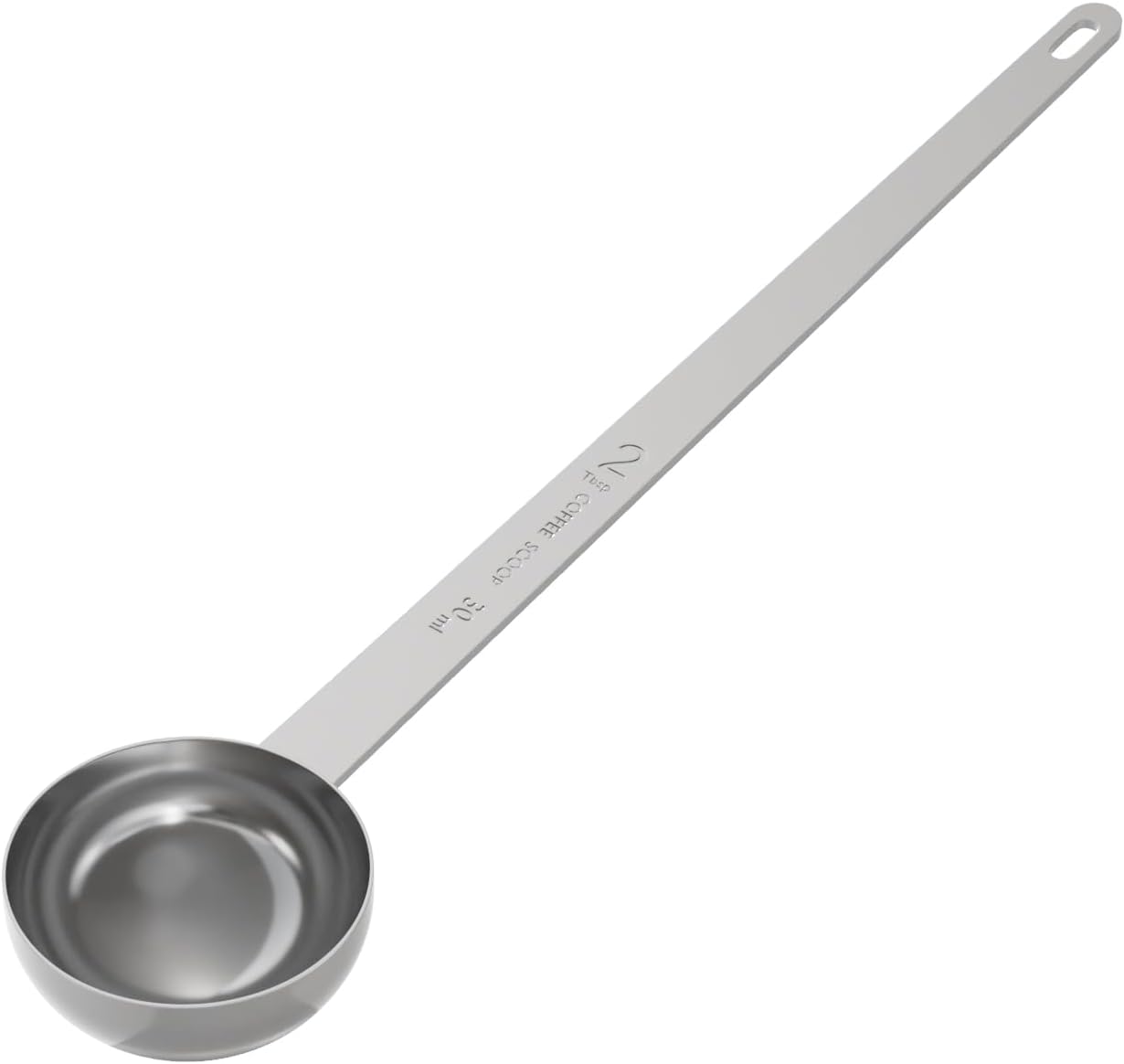 LEIFENY 1PCS 1 Teaspoon Coffee Scoop, 9" Long Handle Measuring Spoon, 1tsp (5 ml) Stainless Steel Scooper