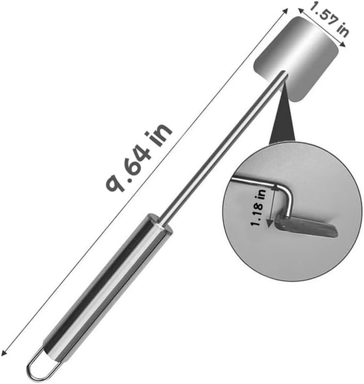 Corn Peeler Stainless Steel Corn Cob Stripping Tool with Hook Long Handle Corn on the Cob Remover Corn Thresher from the Cob Removes Corn Kernels from Corn Cobs In Seconds, Kitchen Gadget