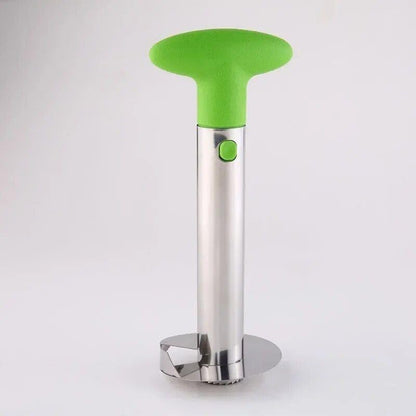 pineapple stainless steel multifunctional peeler & corer yellow