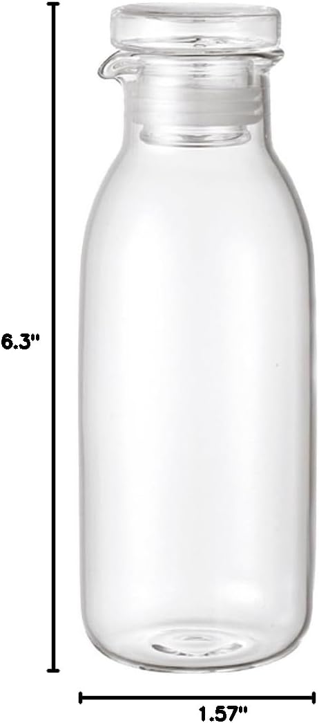 KINTO BOTTLIT 27686 Dressing Bottle, 4.1 fl oz (130 ml), Microwave and Dishwasher Safe, Heat-resistant Glass
