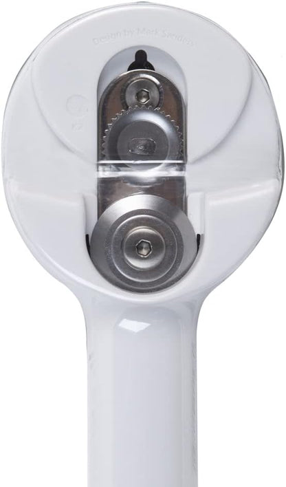 Joseph Joseph Can-Do Compact Can Opener Easy Twist Release Portable Space-Saving Manual Stainless Steel, Green