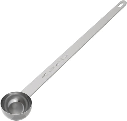 LEIFENY 1PCS 1 Teaspoon Coffee Scoop, 9" Long Handle Measuring Spoon, 1tsp (5 ml) Stainless Steel Scooper