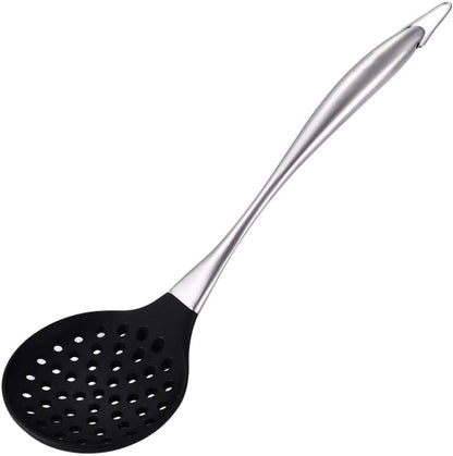 Silicone Wok Skimmer – Non-Scratch Slotted Spoon for Cooking Frying