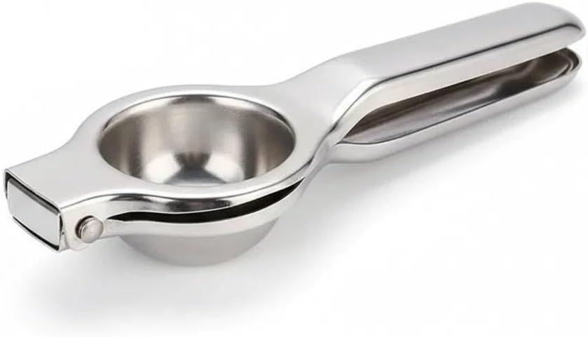 0019 XAUZIX Stainless Steel Manual Citrus Juicer – 5 cm Lemon Squeezer – Portable & Easy to Clean
