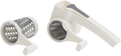Stralande White Rotary Cheese Grater for Left and Right Handed