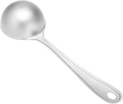 Titanium Coffee Measuring Scoop 35ml, Titanium Coffee Beans Spoon with Long Handle, Tablespoon Scooper for Ground Coffee, Loose Tea and Powder(Ice Flowers-35ml)